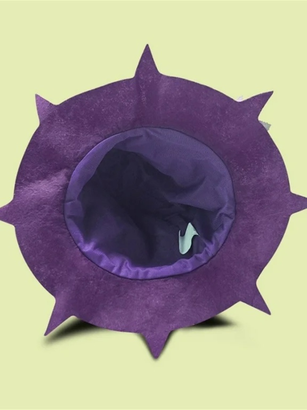 Purple Witch Hat with Fall Leaf & Mushroom Accents - Picture 3 of 6